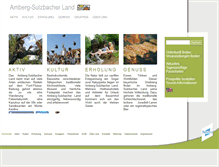 Tablet Screenshot of amberg-sulzbacher-land.de